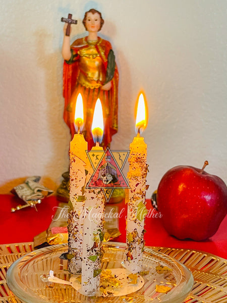 St Expedite Chime Candle